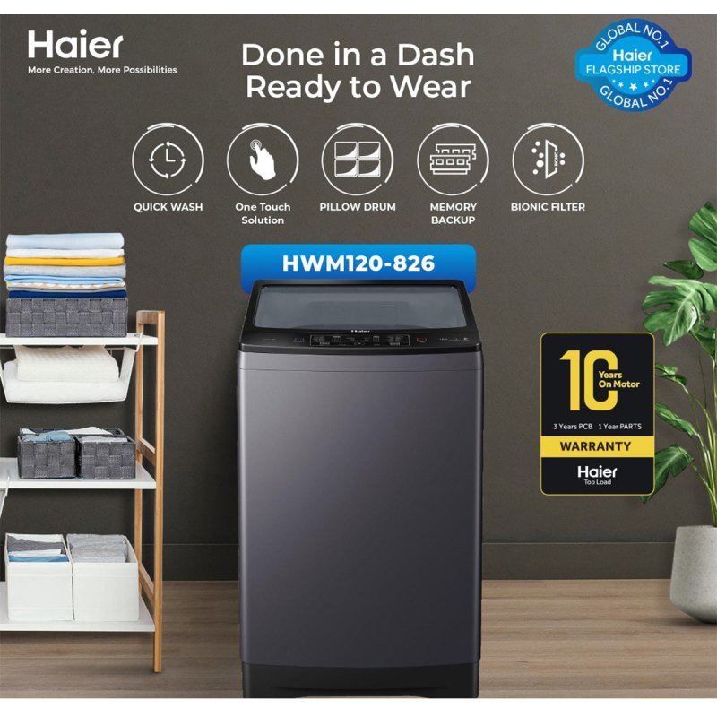 Haier Twin Tub HWM 120-826 (12kg)